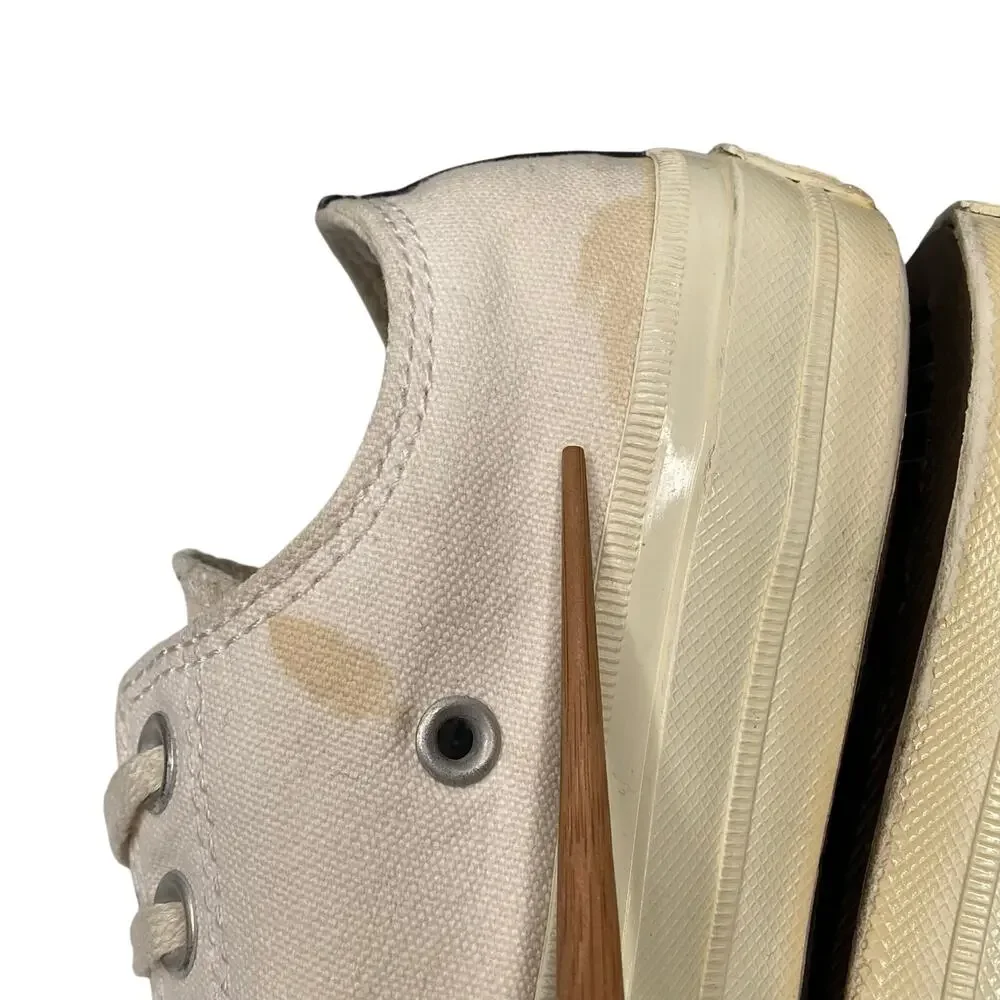 Converse x Comme des Garçons Play Chuck 70 Low Top Sneakers Sz 5.5 M 7.5 W White